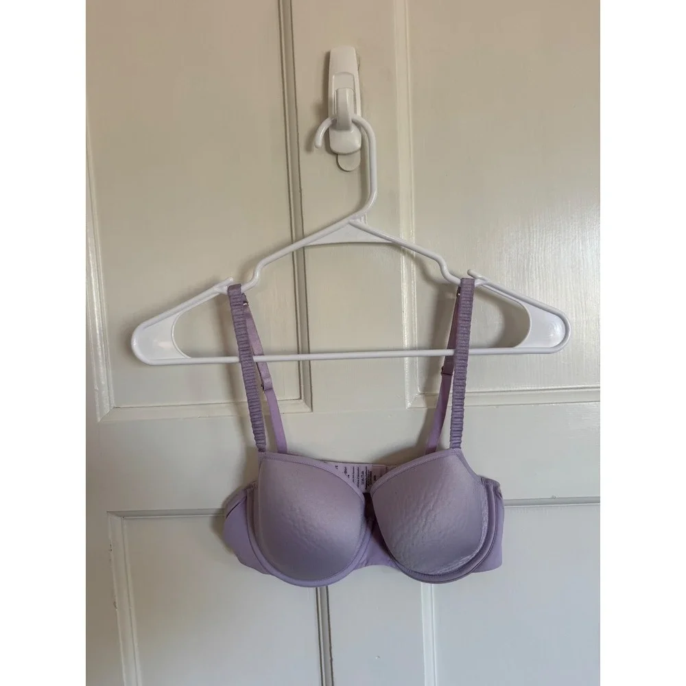 Thirdlove purple classic t-shirt bra size 36B